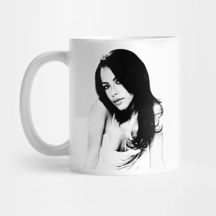 Young Aaliyah Vintage Retro Style Mug